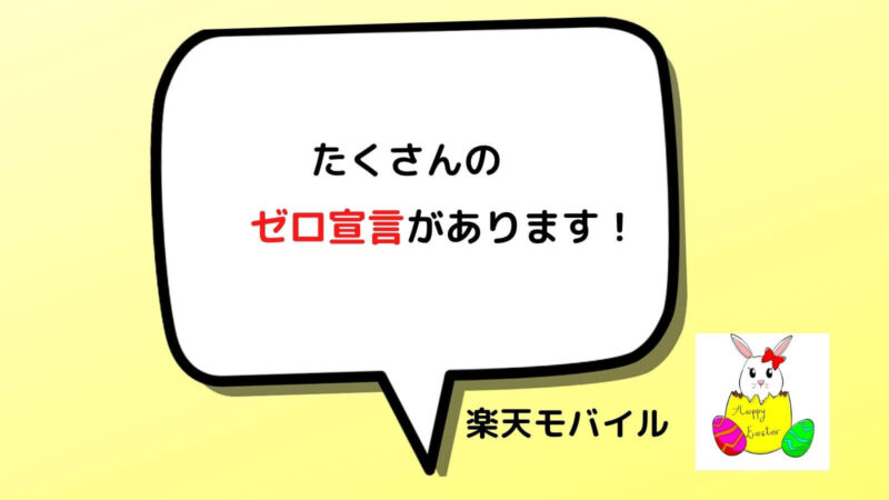 たくさんのゼロ宣言があります!