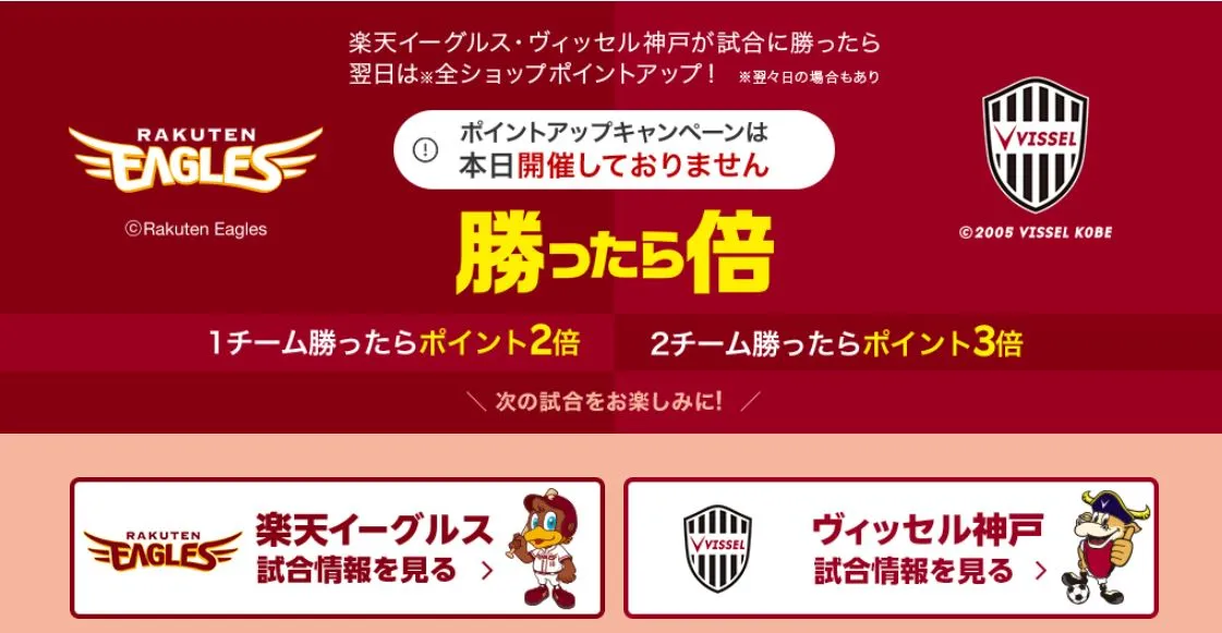 勝ったら倍キャンペーン