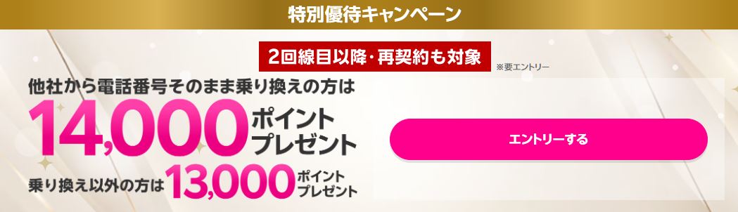 特別優待キャンペーン