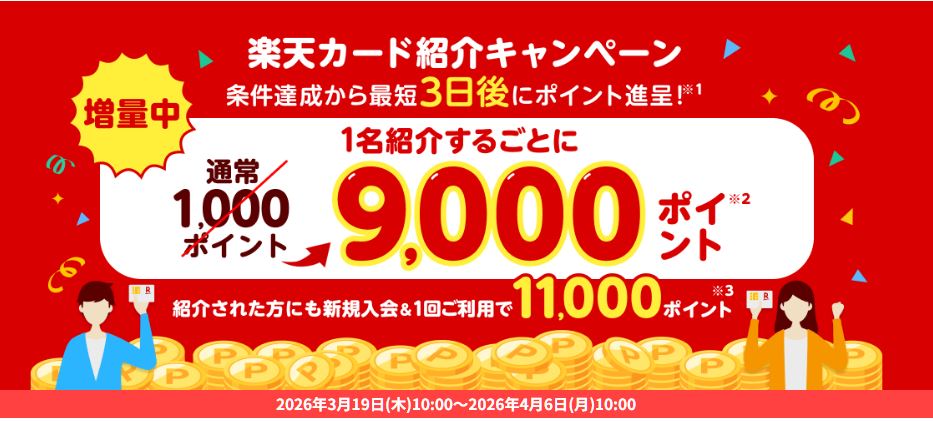 楽天カードを紹介しよう！