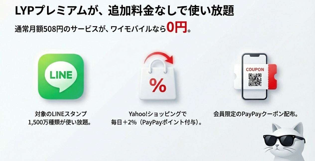 ワイモバイル契約者特典