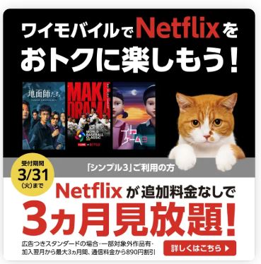 Netflix満喫キャンペーン