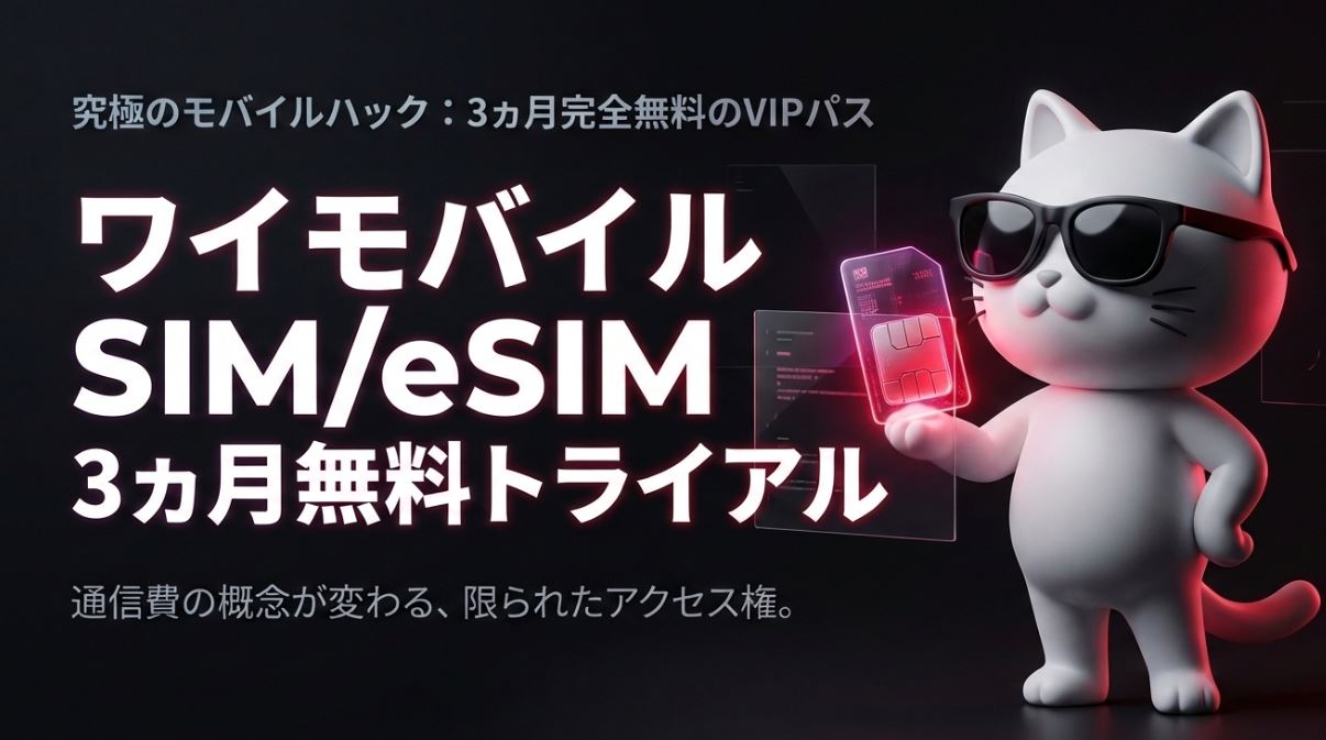 ワイモバイル「SIM 3ヵ月無料トライアル」キャンペーン完全まとめ