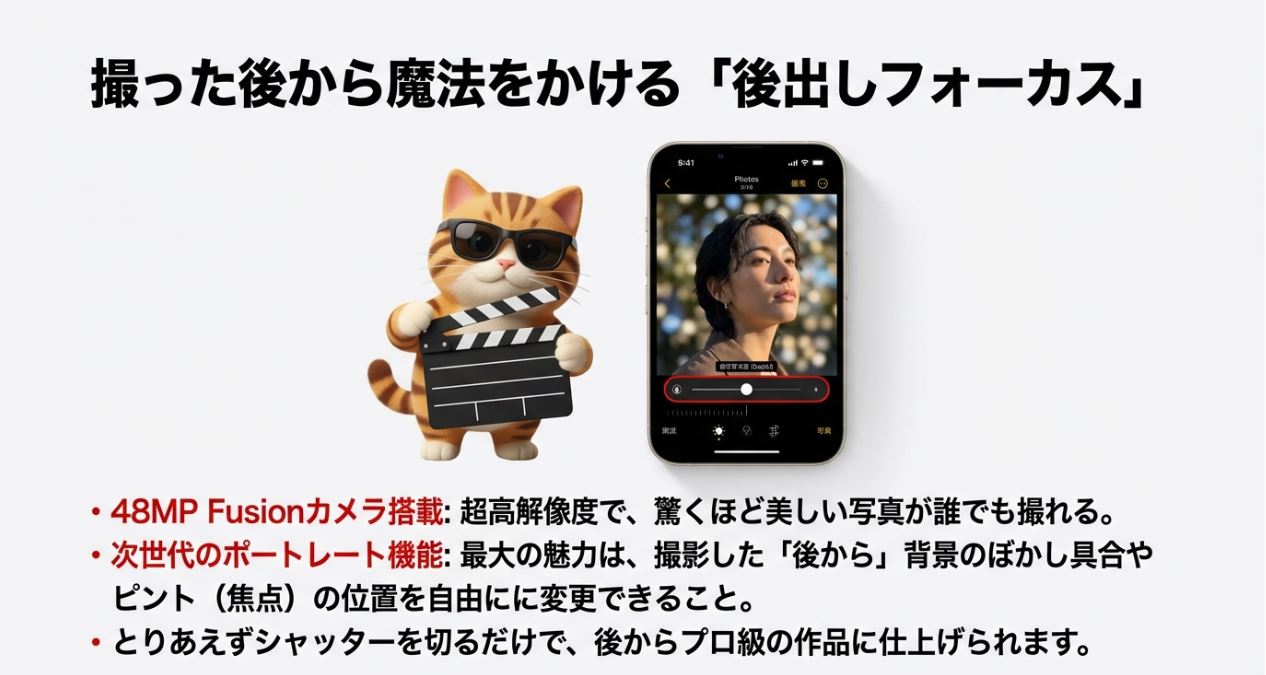 カメラ機能の強化