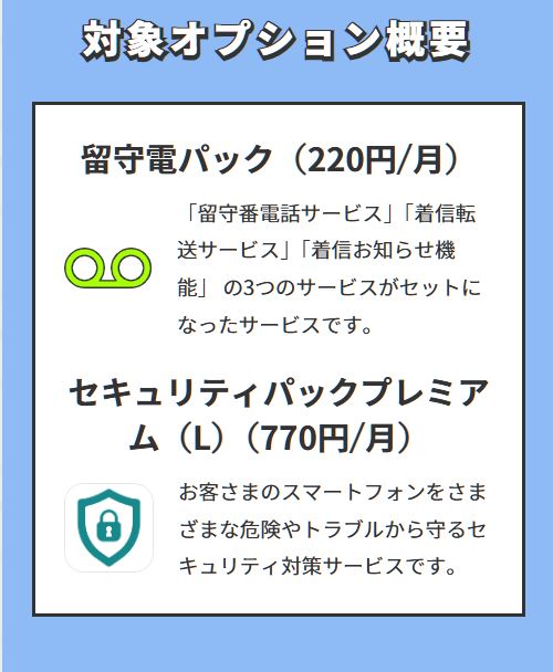 留守電パック+セキュリティパックプレミアム(L)