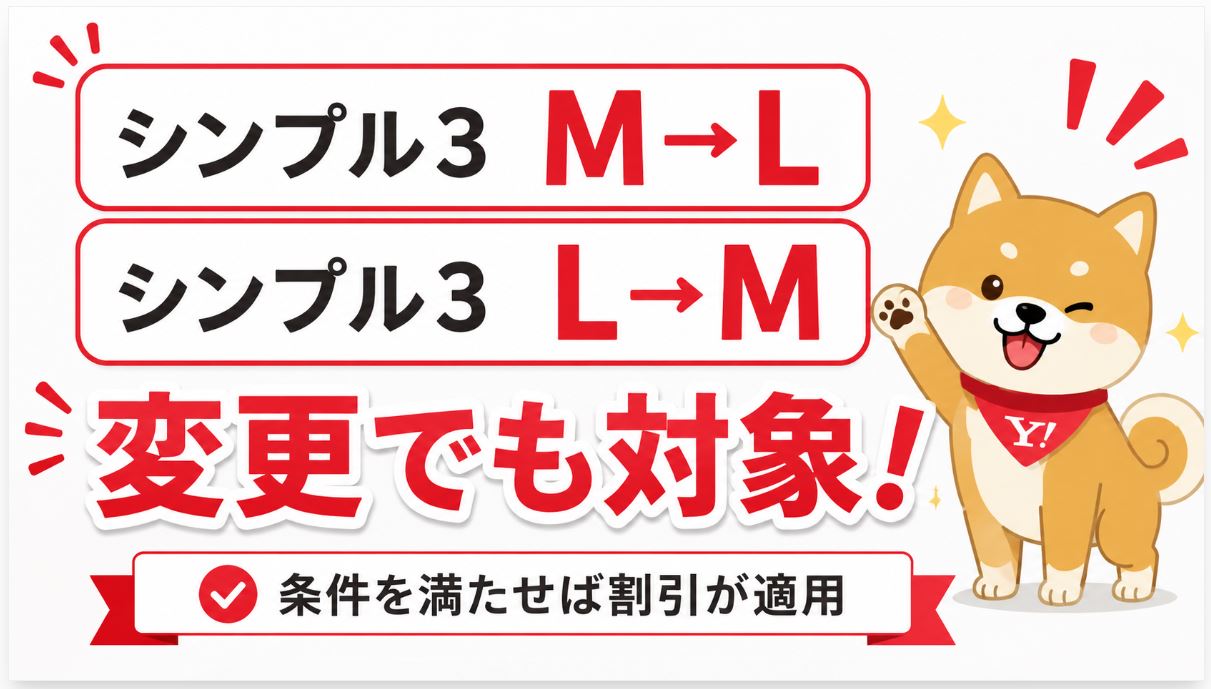既存ユーザーのプラン変更も対象