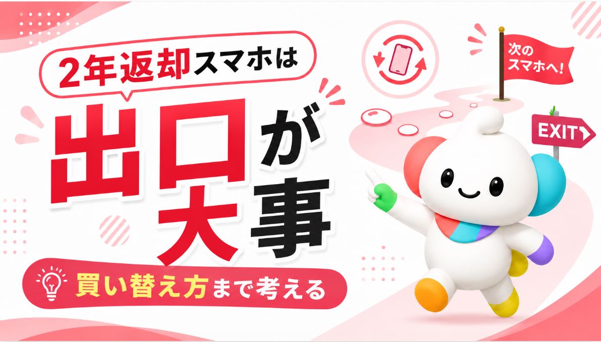 約2年返却スマホは「入口」より「出口」が大事